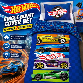 Hot Wheels Beast Reversible Single Duvet Cover Set