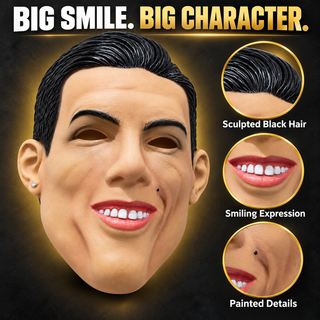 CR7 Latex Football Mask – Sports Fancy Dress Halloween Costume