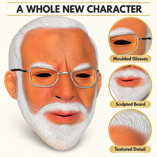 Indian Politician Leader Mask – Halloween Fancy Dress Costume