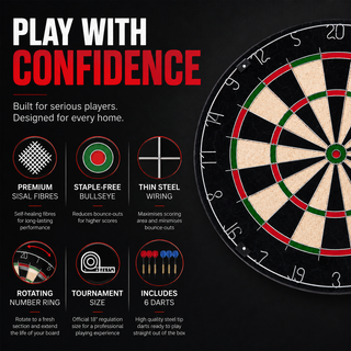 K Collection Dartboard Sets – Adult, Kids, Safety & Magnetic Dart Boards