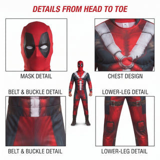 Mens Comic Hero Masked Superhero Costume - Adult XL