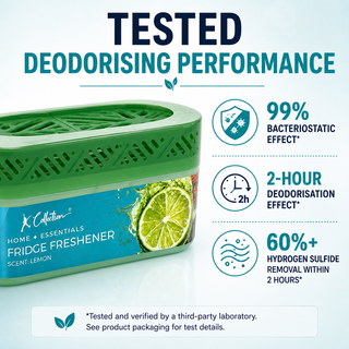 K Collection Fridge Air Freshener 120g – Lemon Scented - Pack Options