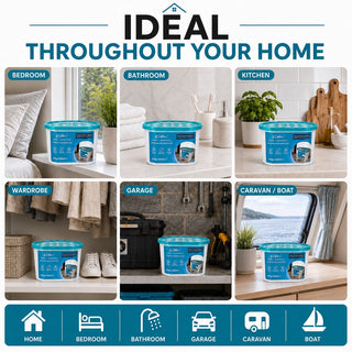 K Collection 500ml Dehumidifier Moisture Absorber for Damp Mould & Condensation