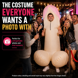 Adult Inflatable Sausage Funny Erotic Costume 160-190cm