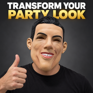CR7 Latex Football Mask – Sports Fancy Dress Halloween Costume