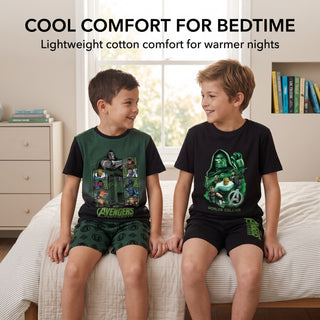 Marvel Avengers Doomsday Kids 2 Pack Short Pyjamas - 3-4 to 13-14 Years