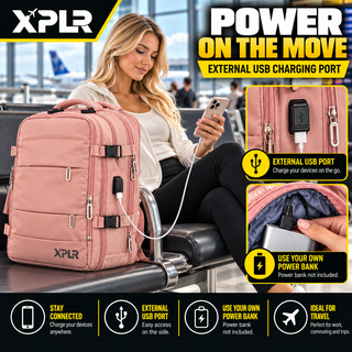 XPLR Multi Airline Voyager Cabin Backpack 45x36x20cm – 3 Colours