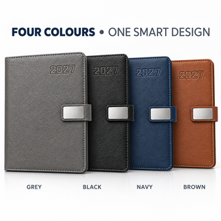 K Collection 2027 A5 Daily Planner - Page a Day - Hardcore Cover