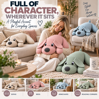 K Collection 3D Dog Cushion 60cm – Available in 6 Colours