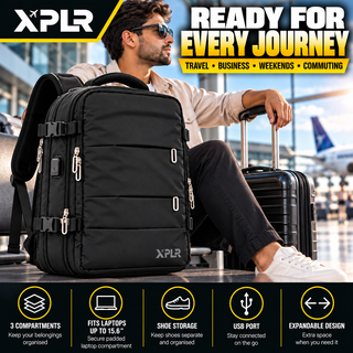 XPLR Ryanair Voyager Cabin Backpack 40x30x20cm – 3 Colours