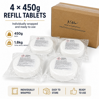 K Collection 450g Dehumidifier Refill Tablets – Moisture Absorber Refills