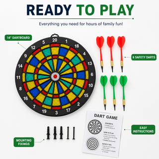 K Collection Dartboard Sets – Adult, Kids, Safety & Magnetic Dart Boards