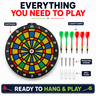 K Collection Dartboard Sets – Adult, Kids, Safety & Magnetic Dart Boards