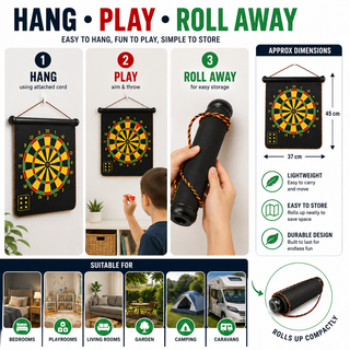 K Collection Dartboard Sets – Adult, Kids, Safety & Magnetic Dart Boards