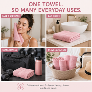 K Collection 12 Pack 100% Cotton Face Towels – 30 x 30cm