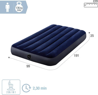 K Collection Single Size I-Beam Airbed 99 x 191 x 25cm