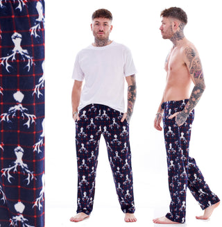 Keanu Mens 2 Pack Lounge Pants - Stag/Polar Bear Design - Sizes S - 2XL