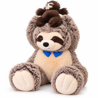 K Collection Large Sloth With Baby Soft Plush 78cm