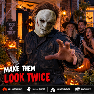 Michael Myers Horror Mask – Scary Halloween Fancy Dress Costume