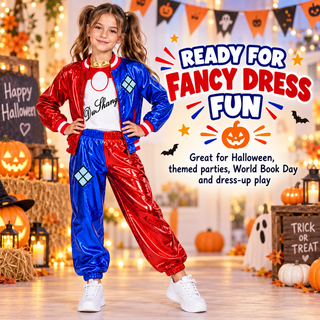 Girls Mischief Costume – Halloween Fancy Dress – Sizes 5-6 to 9-10
