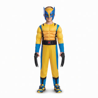 Kids Comic Claw Superhero Costume with Mask - Sizes 3-5 to 7-9
