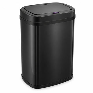 K Collection 50L Automatic Sensor Bin – Touchless Soft-Close Lid – Black