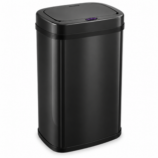 K Collection 70L Automatic Sensor Bin – Touchless Soft-Close Lid – Black