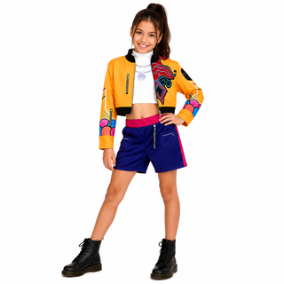 Girls K-Pop Costume Pop Idol Fancy Dress – Sizes 5-6 to 9-10