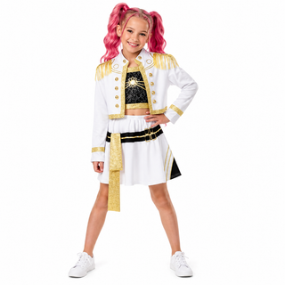 Girls K-Pop Costume Star Singer Fancy Dress – Sizes 5-6 to 9-10