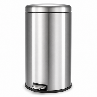 K Collection 30L Soft Close Bin – Premium Stainless Steel Pedal Bin with Removable Inner Bucket, Ideal for Bathroom, Kitchen & Office