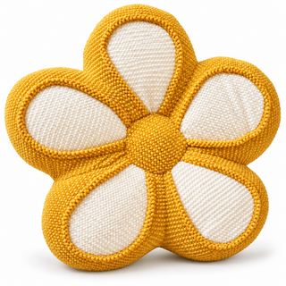 K Collection 18" Plush Flower Shaped Cushion – 6 Bloom Colours