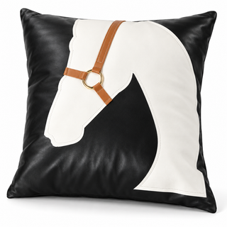 K Collection Decorative Equestrian Cushion 45cm – Midnight Equestrian