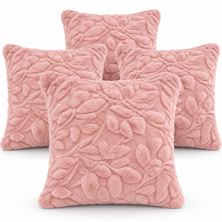 K Collection Raised Floral Cushions 45cm – Filled, Pack of 1 or 4