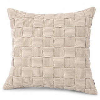 K Collection Corduroy Check Filled Cushions 45cm – Multiple Colours
