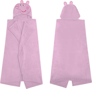 Peppa Pig Hooded Fleece Blanket – Pink 100 x 120cm