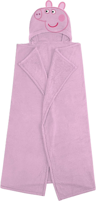 Peppa Pig Hooded Fleece Blanket – Pink 100 x 120cm