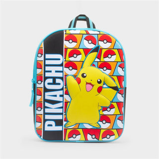 Pokémon Pikachu Kids Backpack with Pokéball Print – Multi-Colour