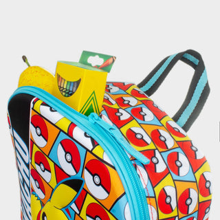 Pokémon Pikachu Kids Backpack with Pokéball Print – Multi-Colour