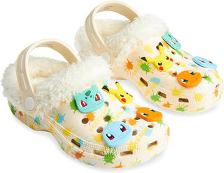Official Pokemon Colour Splat Clogs With Removable Accessories: Sizes UK 13 - UK 3