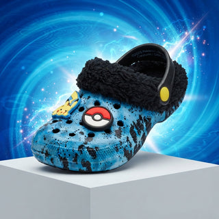 Pokémon Kids Fleece Lined Clogs – Pikachu & Bulbasaur