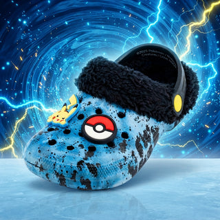 Pokémon Kids Fleece Lined Clogs – Pikachu & Bulbasaur
