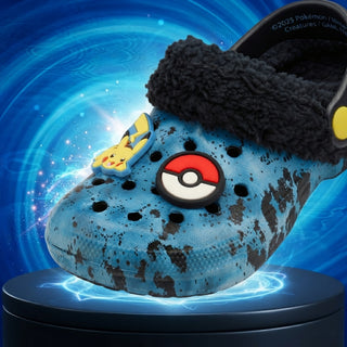 Pokémon Kids Fleece Lined Clogs – Pikachu & Bulbasaur