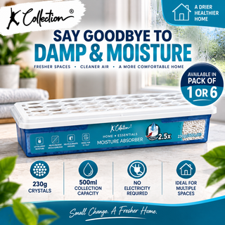 K Collection Moisture Absorber Dehumidifier 500ml – 230g Crystals