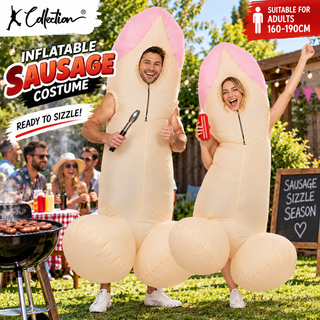 Adult Inflatable Sausage Funny Erotic Costume 160-190cm