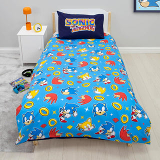 Sonic, Tails & Knuckles Single Duvet Cover Set