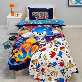 Sonic, Tails & Knuckles Single Duvet Cover Set