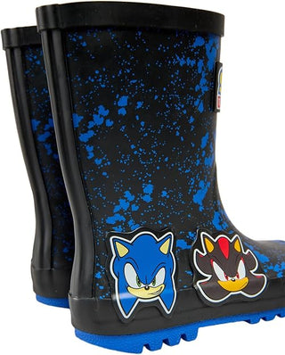 Sonic The Hedgehog Kids Wellies – Wellington Rain Boots – Sizes 7–13