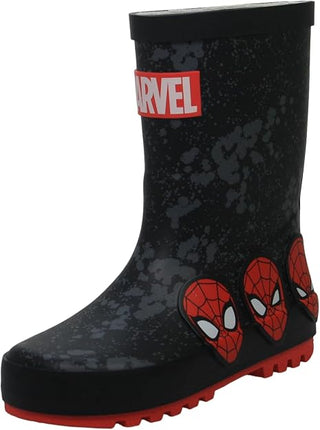 Marvel Spider Man Kids Wellies – Wellington Rain Boots – Sizes 7–13
