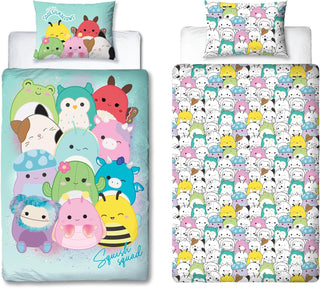 Squishmallows Flash Reversible Single Duvet Cover Set