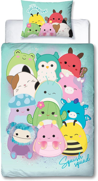 Squishmallows Flash Reversible Single Duvet Cover Set